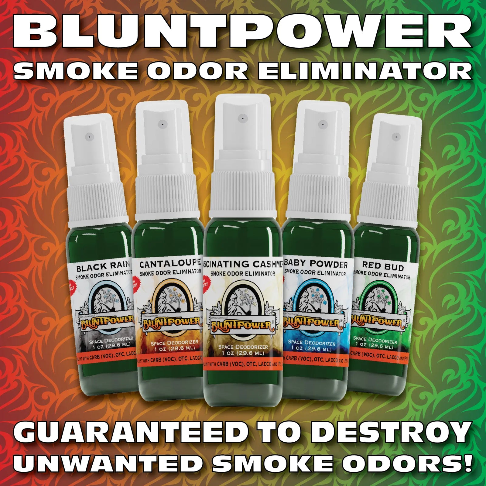 BluntPower Smoke Odor Eliminator Sprays