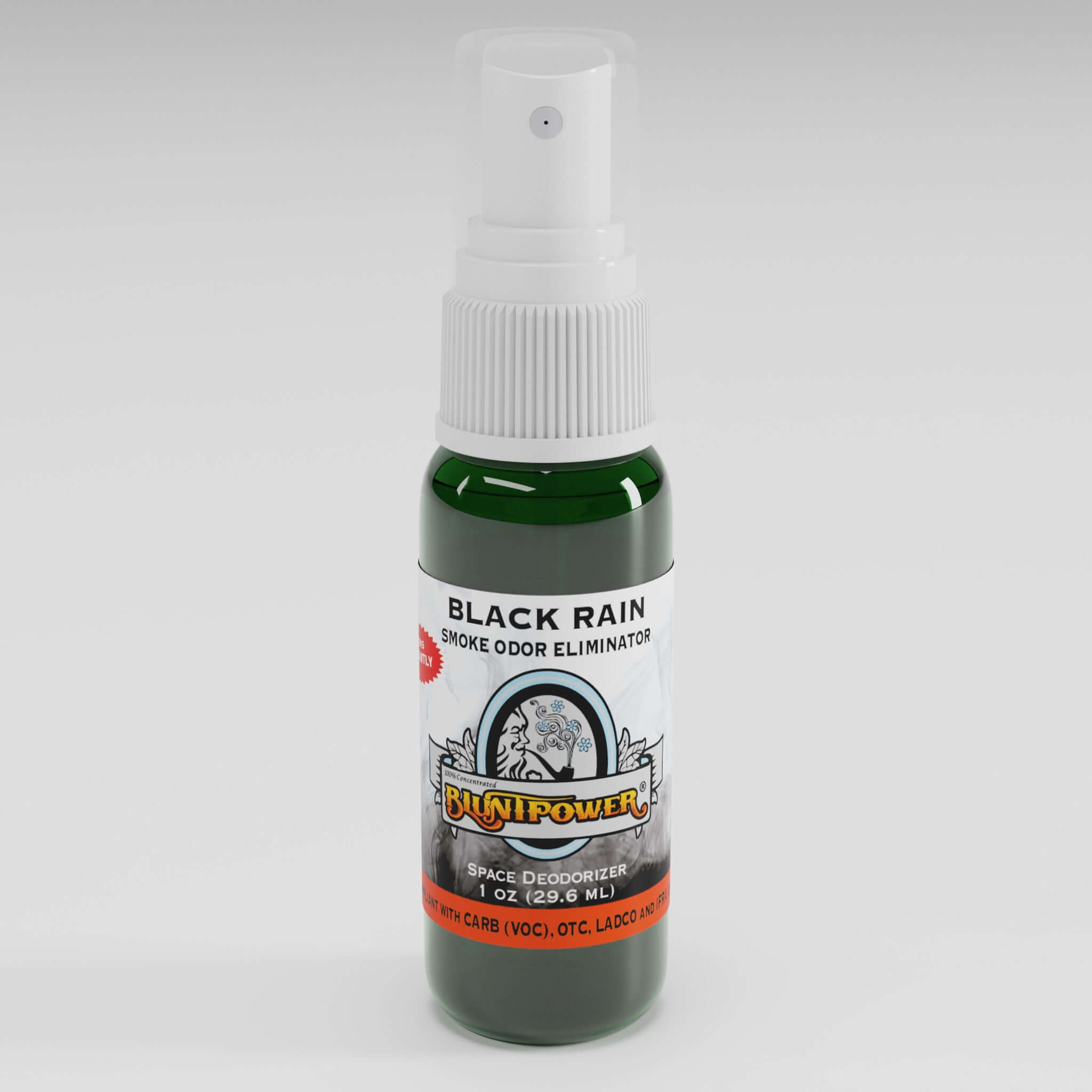 BluntPower Smoke Odor Eliminator - Black Rain Scent (1 fl. oz.) Perspective