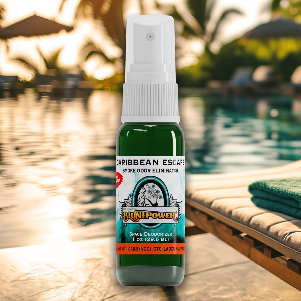 BluntPower Smoke Odor Eliminator - Caribbean Escape Scent (1 fl. oz.) Creative