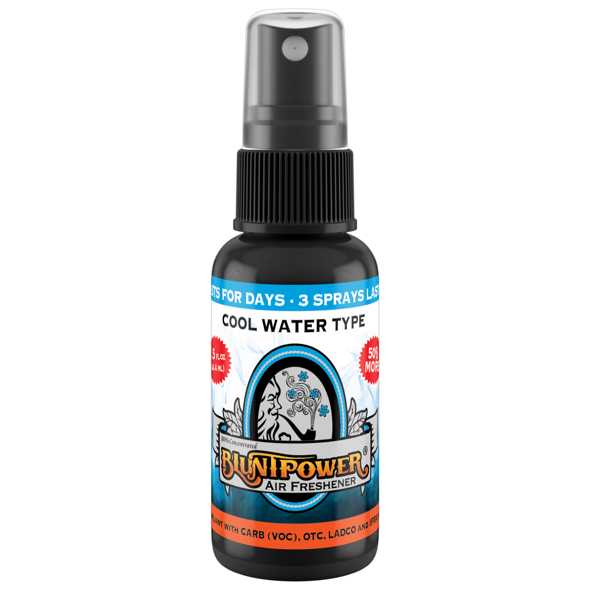 BluntPower Air Freshener - Cool Water Type Size: 1.5floz