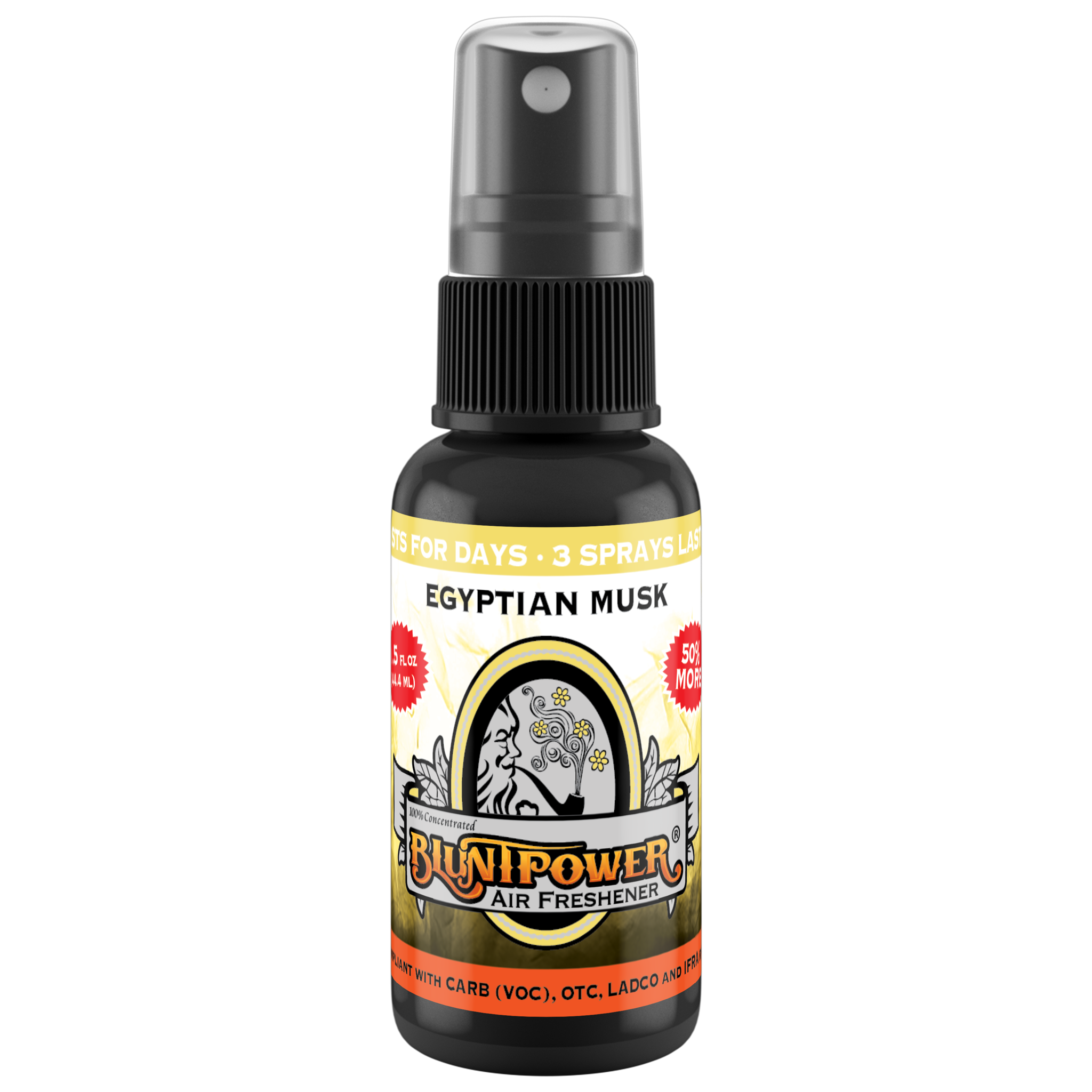 BluntPower Air Freshener - Egyptian Musk Scent Size: 1.5floz