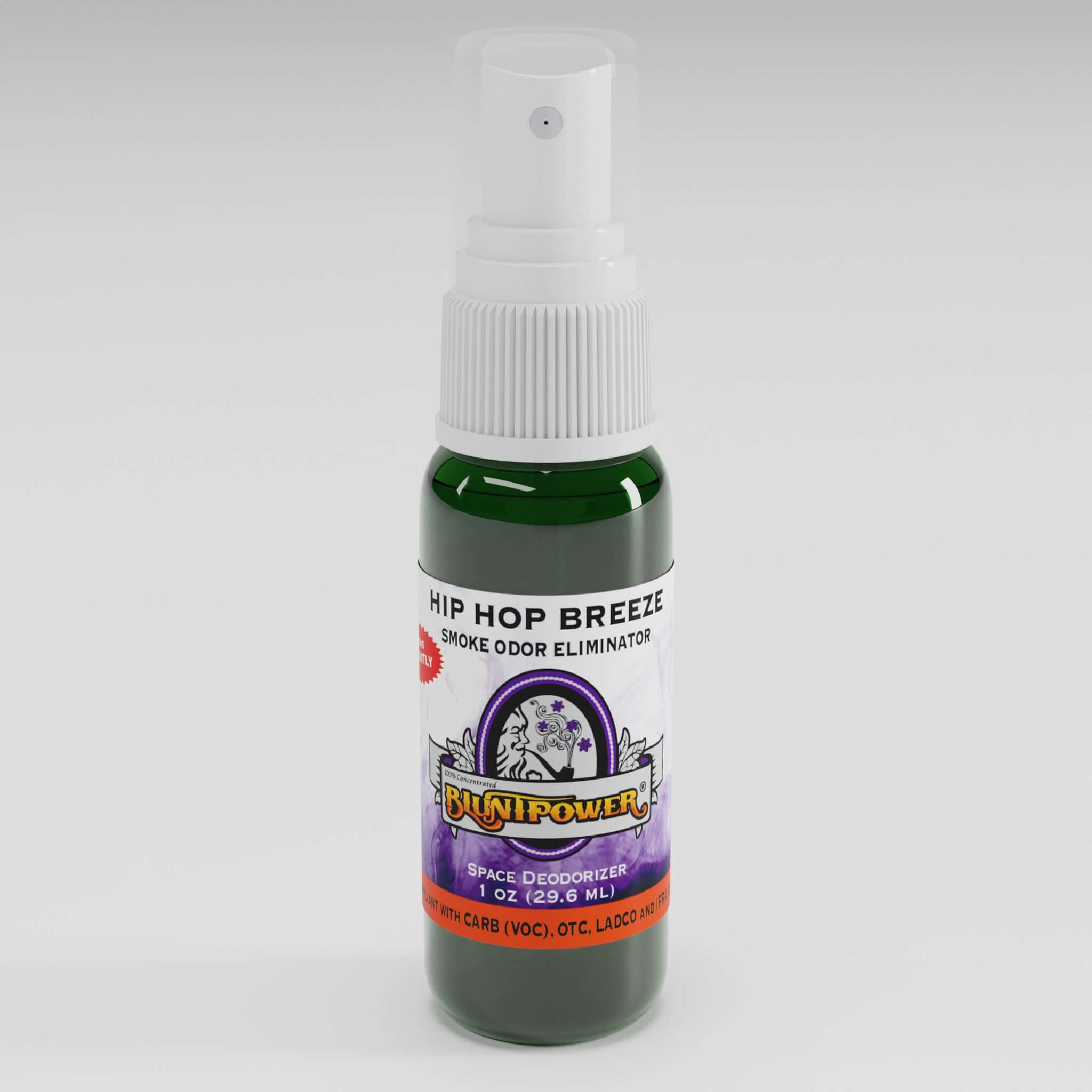 BluntPower Smoke Odor Eliminator - Hip Hop Breeze Scent (1 fl. oz.) Perspective