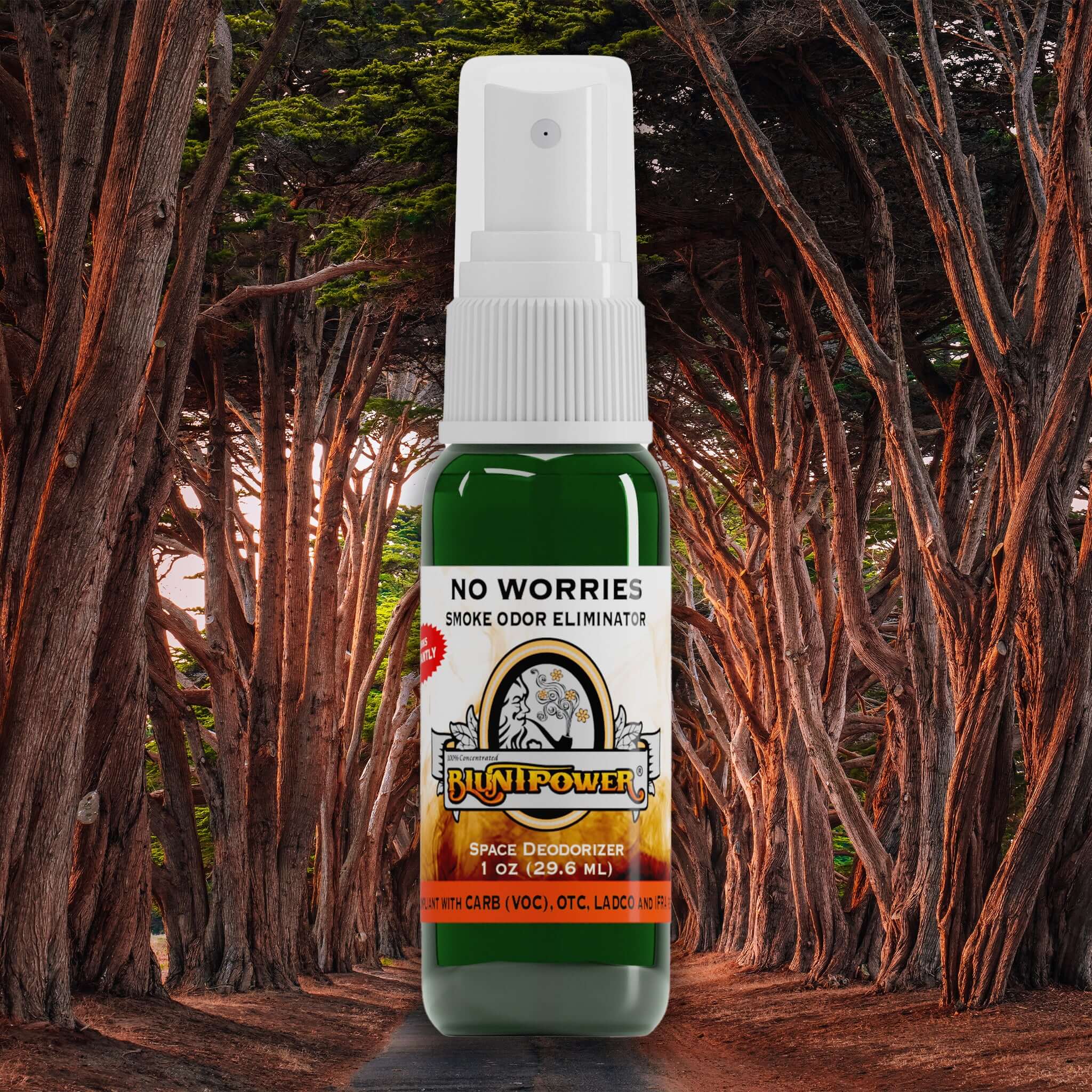 BluntPower Smoke Odor Eliminator - No Worries Scent (1 fl. oz.) Creative