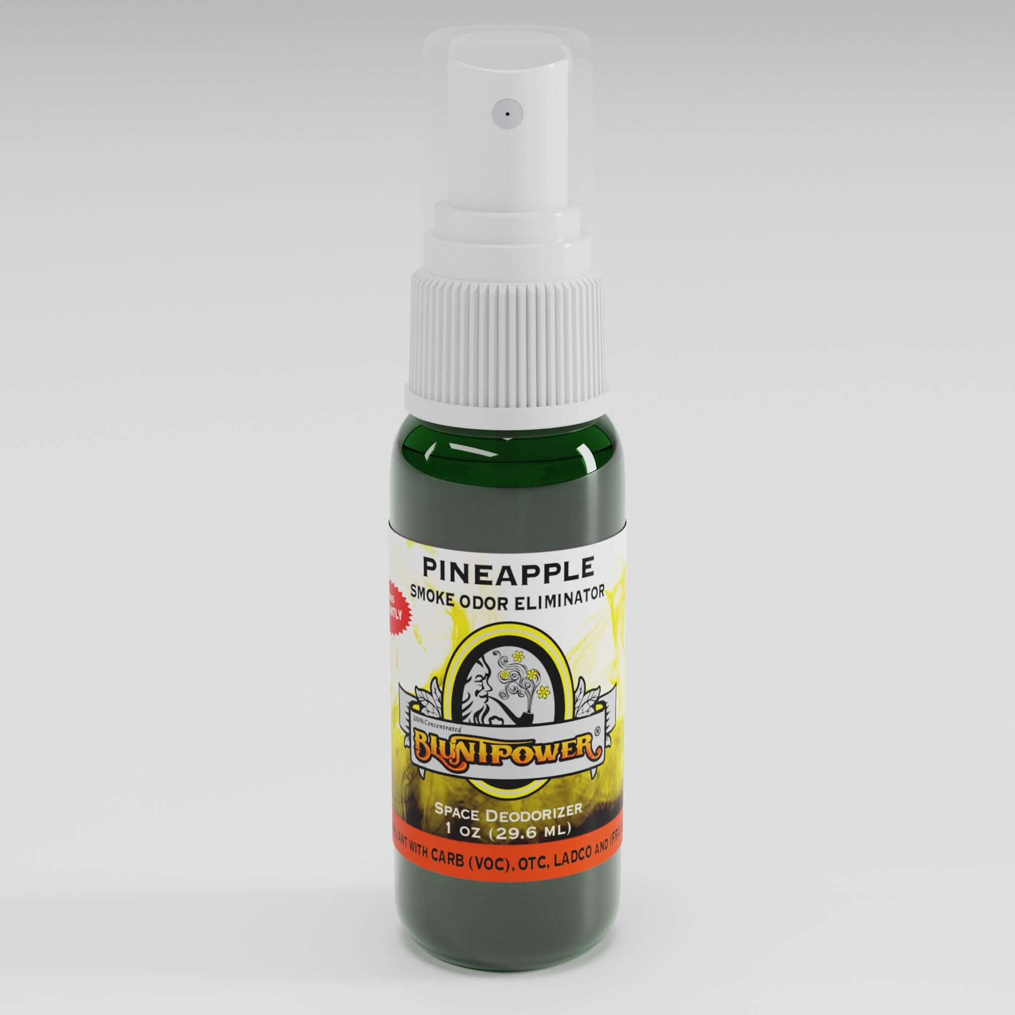 BluntPower Smoke Odor Eliminator - Pineapple Scent (1 fl. oz.) Perspective