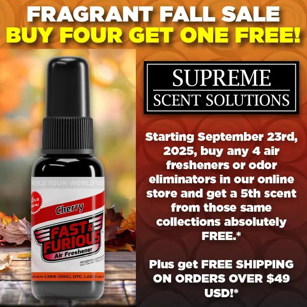 Fragrant Fall Sale - Buy 4 Scents, Get a Fifth Scent FREE Mobile