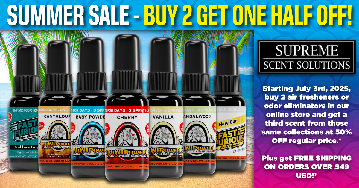 Supreme Scent Solutions Summer Sale, Buy 2 Get One Half Off - Landscape